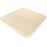 SQUARE NATURAL DINING TABLE IN 140 x 140 x 75 cm - Image 2
