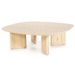 NATURAL COFFEE TABLE 100 X 100 X 32 CM - Image 2