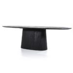 MANGO HOUT BLACK DINING TABLE IN 250 X 110 X 76 CM - Image 4