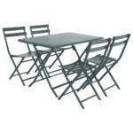 RECTANGULAR FOLDING TABLE IN 110 X 70 X 71 CM - Image 3