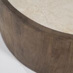 COFFEE TABLE IN MANGO HOUT AND MARMER - Image 5