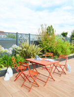 RECTANGULAR FOLDING TABLE IN 110 X 70 X 71 CM - Image 2