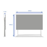 RECTANGULAR FOLDING TABLE IN 150 X 80 X 71 CM - Image 4