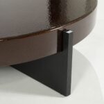 BEIGE AND BROWN COFFEE TABLE - Image 3
