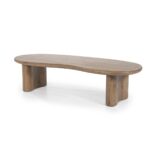BROWN COFFEE TABLE 140 X 60 X 35 CM - Image 5