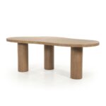 LIGHT BROWM DINING TABLE IN 215 X 110 X 76 CM - Image 8