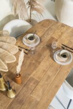 RECYCLED TEAK DINING TABLE IN TWO SIZES - Image 8