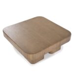 BROWN COFFEE TABLE 80 X 80 X 30 CM - Image 4