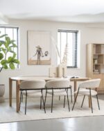 EIKEN  HOUT NATURAL DINING TABLE IN SEVERAL SIZES - Image 9