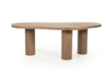 LIGHT BROWM DINING TABLE IN 215 X 110 X 76 CM - Image 6