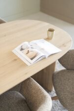 NATURAL DINING TABLE DEX IN TWO SIZES - Image 5