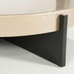 BEIGE AND BROWN COFFEE TABLE - Image 9