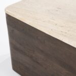 COFEE TABLE IN MANGO HOUT AND TRAVERTIN 128 X 63 X 36 CM - Image 3