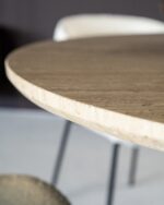 TAVERTIN DINING TABLE IN 130 X 130 X 77 CM - Image 8