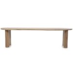EIKEN HOUT BROWN DINING TABLE IN 300 X 110 X 77
