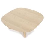 SMALL NATURAL COFFEE TABLE 80 X 80 X 27 CM - Image 3