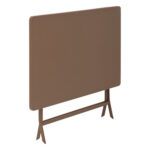 RECTANGULAR FOLDING TABLE IN 110 X 70 X 71 CM - Image 2