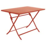 RECTANGULAR FOLDING TABLE IN 110 X 70 X 71 CM