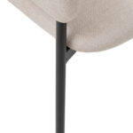 ΜΠΕΖ ΚΑΡΕΚΛΑ ΜΕ ΜΑΥΡΑ ΠΟΔΙΑ 59x55x78,5 CM - Image 2