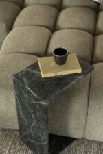 GREEN MARBLE SIDE TABLE 36x25,5x56 CM - Image 2