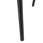 DINING ARMCHAIR BLACK WOOD  56x56x73 cm - Image 3