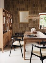 DINING ARMCHAIR BLACK WOOD  56x56x73 cm - Image 4
