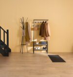 BLACK METAL COAT STAND WITH 9 HOOKS 44,8x40x180 CM - Image 5