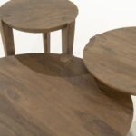 MANGO WOOD COFFEE TABLE -LARGE 80x80x30 CM - Image 2