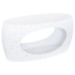 WHITE INDOOR/OUTDOOR COFFEE TABLE