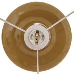 GREEN STONEWARE TABLE LAMP - Image 3