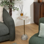 BEIGE MARBLE COFFEE TABLE - Image 2