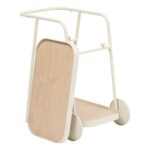 BEIGE TROLLEY WITH WHEELS - Image 6