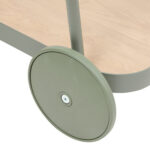 LIGHT GREEN TROLLEY WITH WHEELS - Image 7