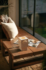 HANDMADE CERAMIC TABLE LAMP  13 x 13 x 20,5 - Image 2