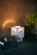 HANDMADE CERAMIC TABLE LAMP  13 x 13 x 20,5