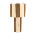 COLD BROWN COTTON YARN TABLE LAMP