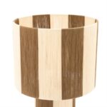 COLD BROWN COTTON YARN TABLE LAMP - Image 2