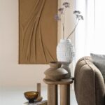 HANDMADE BROWN FABRIC PANEL - 2 SIZES