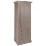 CUSTOM COLOR WARDROBE 1 DOOR 3 DRAWERS
