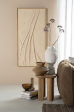 HANDMADE BEIGE FABRIC PANEL