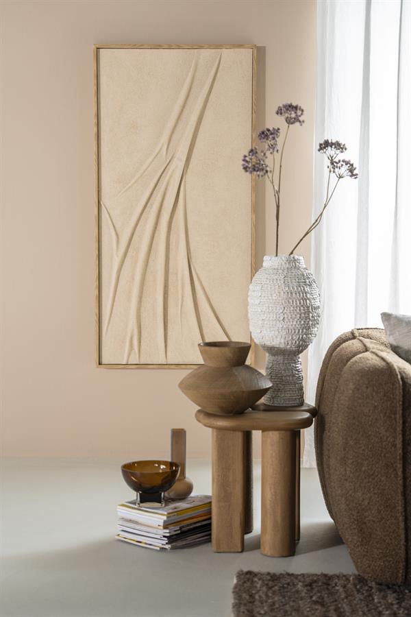 FFFFF HANDMADE BEIGE FABRIC PANEL - Image 1