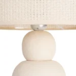 FULLY WHITE TABLE LAMP - Image 3