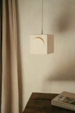 HANDMADE CERAMIC HANGING LAMP 13 x 13 x 13 - Image 2