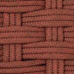 ALUMINIUM AND SYNTHETIC MESH STOOL – TERRACOTTA 48,5 x 48,5 x 38 - Image 3
