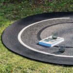 DISCO OUTDOOR BLACK ROUND RUG -200cm (79")