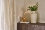 HANDMADE BROWN TABLE LAMP  13 x 13 x 20,5 cm - Image 3