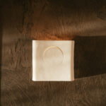 HANDMADE CERAMIC WALL LAMP - SQUARE-SHAPED 17,5 x6 x18 cm