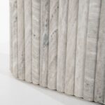 MARBLE & MANGO WOOD COFFEE TABLE - Image 4