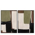 ΠΙΝΑΚΑΣ ΔΙΙΠΤΥΧΟΣ SET/2 ΣΕ ΚΑΜΒΑ ΠΟΛΥΧΡΩΜΟΣ 70Χ50Χ2,3ΕΚ