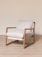 BEIGE ARMCHAIR - 77 X 75 X 89 cm